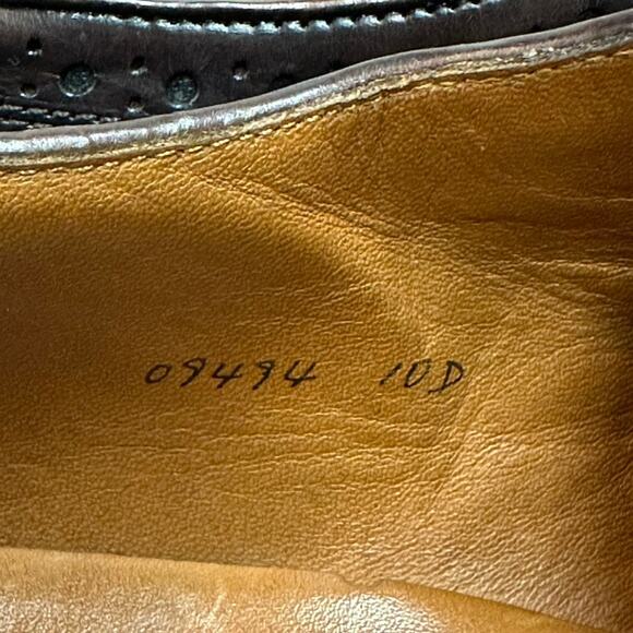 VERY GOOD Grant Stone x J. Crew Ludlow Longwing Wingtip Derby Brown Leather 10 main image 11